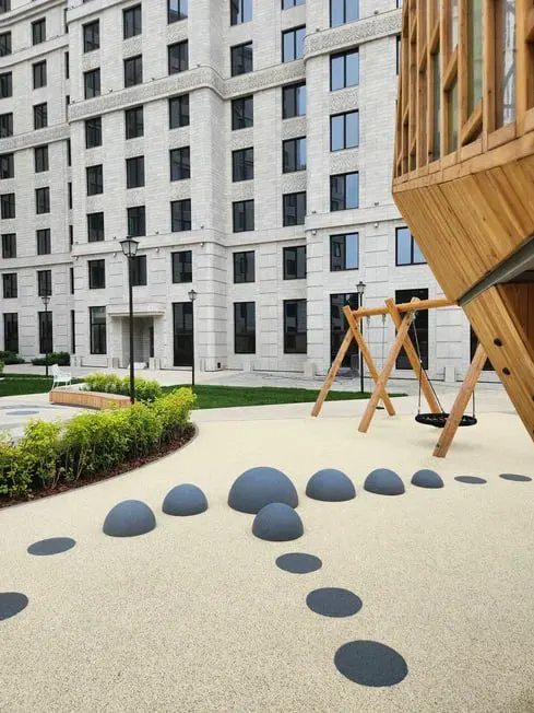 Полусферы из EPDM-крошки: Полусфера d 500